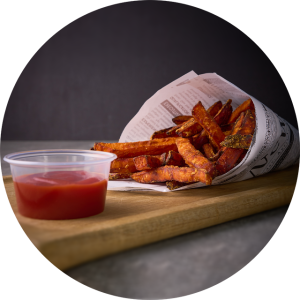 Süßkartoffelpommes